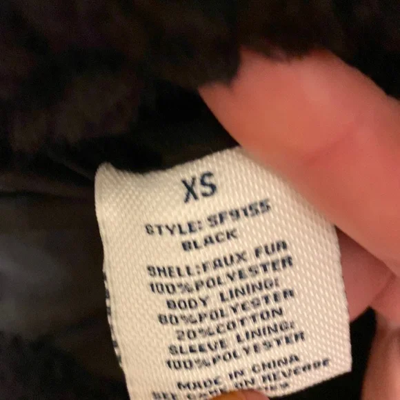 NWT Black Teddy Coat - Picture 12 of 12